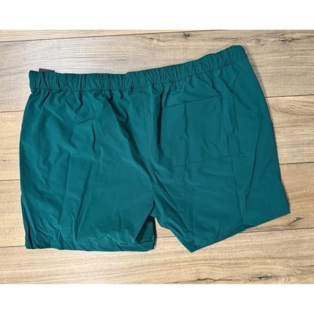 Original Use Pull On Shorts Men's XXL Mesh Lined Swim Green‎ quick dry trunks